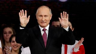 Poutine candidat à un quatrième mandat présidentiel