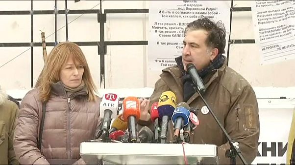 Ucraina: scontri fra polizia e sostenitori di Saakashvili Ucraina: scontri fra polizia e sostenitori di Saakashvili