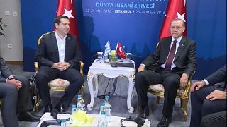 Tsipras e Erdogan a Istanbul nel 2016