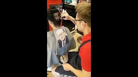 Taiwanese hairstylist scalps Donald Trump unto customer's scalp