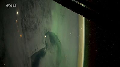 Cómo es la aurora boreal en los ojos de un astronauta