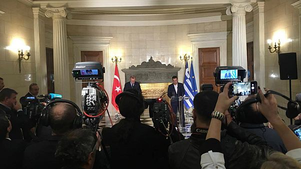 Δηλώσεις Τσίπρα-Ερντογάν: Ανοιχτές διαφωνίες και χαμόγελα Δηλώσεις Τσίπρα-Ερντογάν: Ανοιχτές διαφωνίες και χαμόγελα