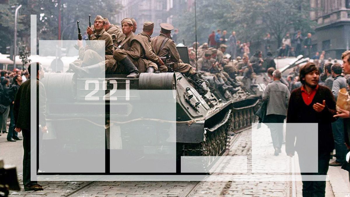 Soviet troops in Prague, 1967