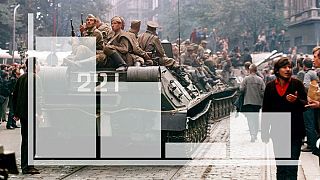 Soviet troops in Prague, 1967