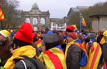 "Europa svegliati": gli indipendentisti catalani a Bruxelles