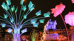 "Promenons-nous" installation by artist Tilt in Lyon, France