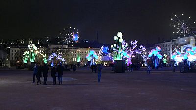 Lyon deslumbra con su fiesta de las luces