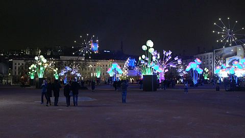 Lyon deslumbra con su fiesta de las luces