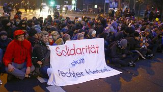 تجمع معترضان به سیاست مهاجرستیز حزب "بدیلی برای آلمان" - عکس از رویترز