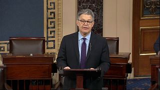 Franken resigns infront of the Senate