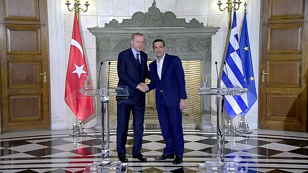 Erdoğan ve Çipras'ın Lozan tartışması Erdoğan ve Çipras'ın Lozan tartışması
