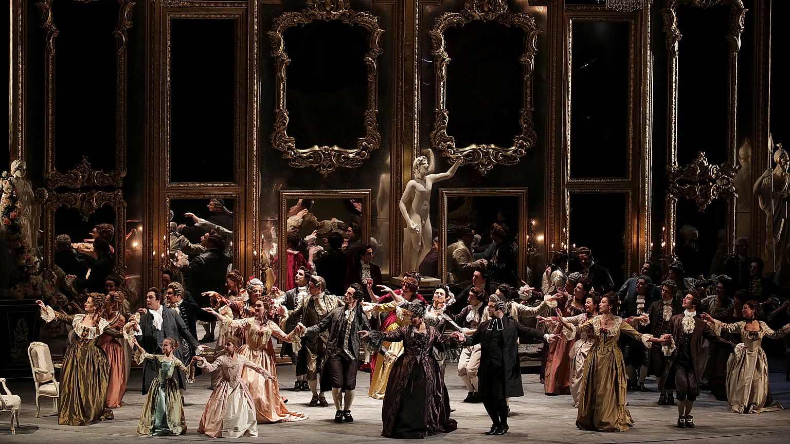Eine Szene aus der Oper "Andrea Chenier"