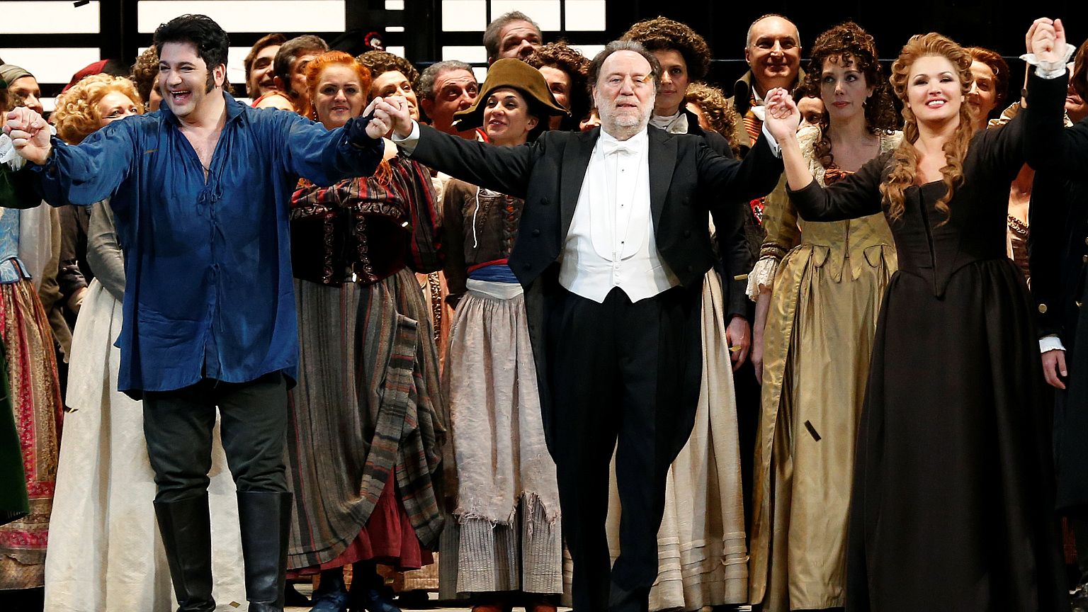 "Andrea Chénier" ovationné à l'ouverture de La Scala de Milan