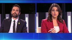 Independentistas y no independentistas cruzan acusaciones en el primer debate del 21D