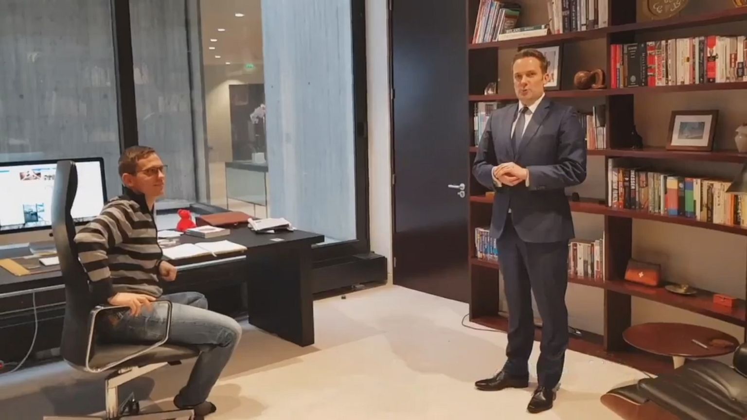 Watch: Aussie ambassador to France proposes after same-sex marriage vote