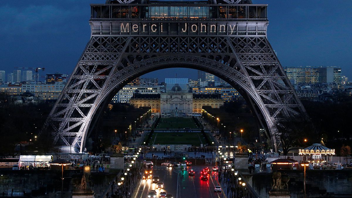 La France rend un "hommage populaire" à Johnny Hallyday