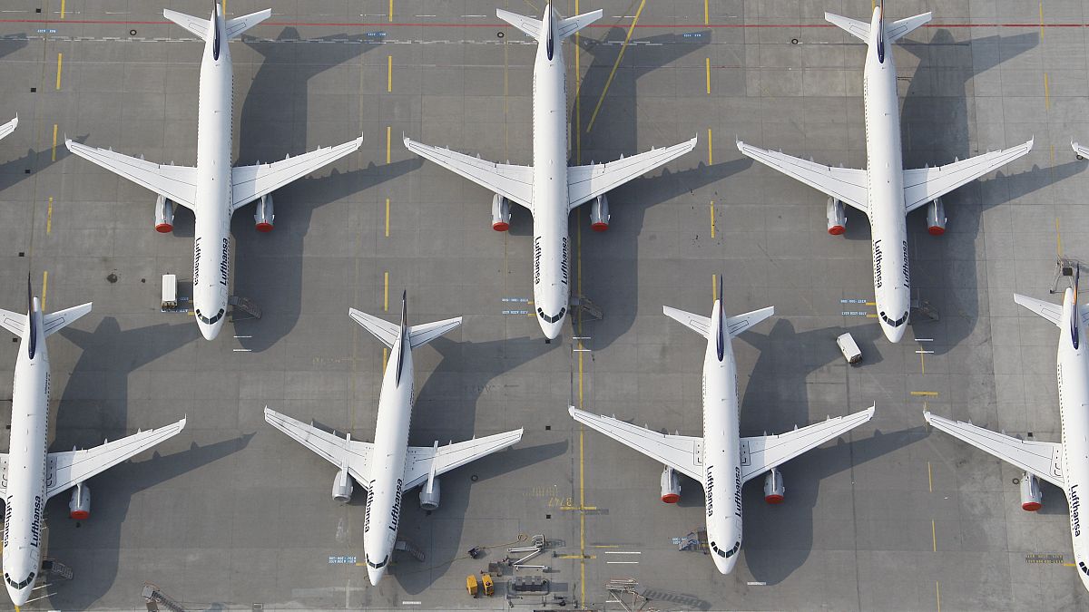 How old is the EU's commercial aircraft fleet?