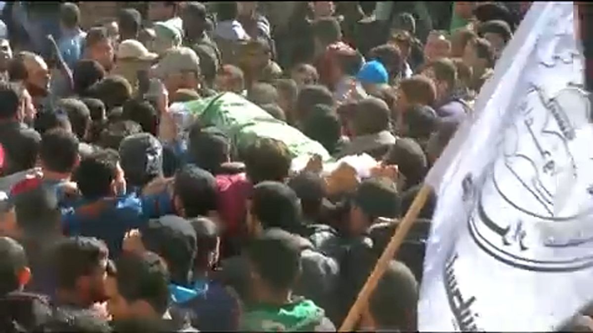 Eltemették egy izraeli légicsapás áldozatait