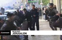 Protestos em Jerusalém contra declarações de Trump