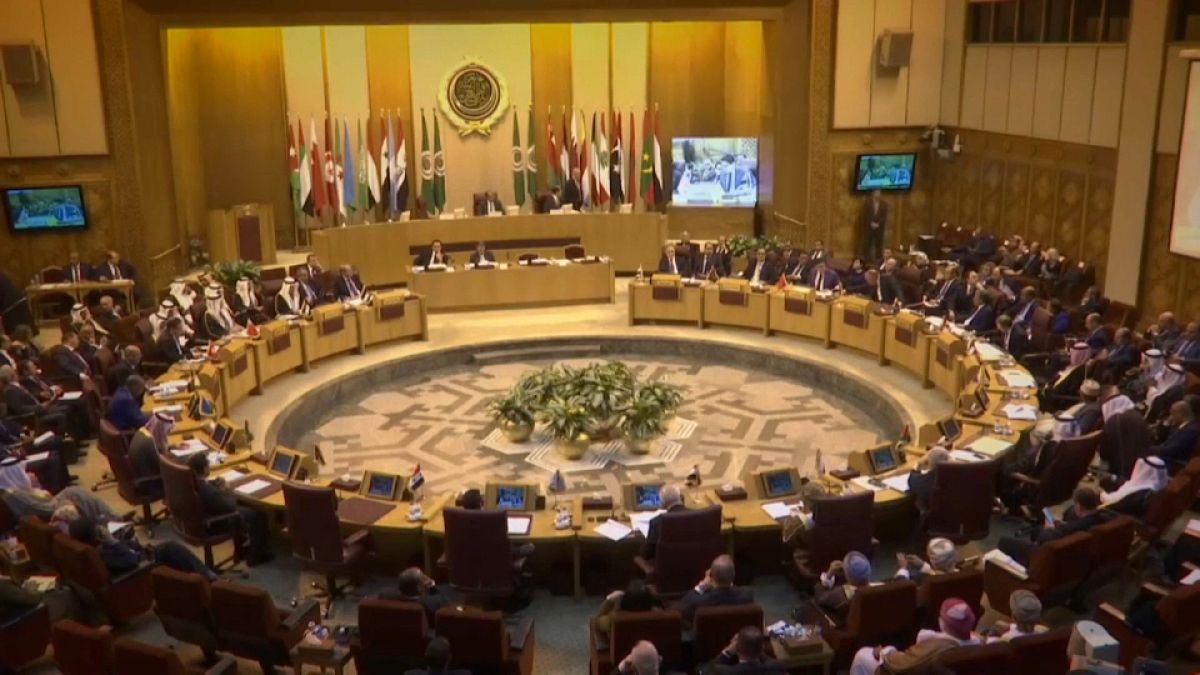 La riunione dei minstri degli Esteri della Lega Araba al Cairo. 