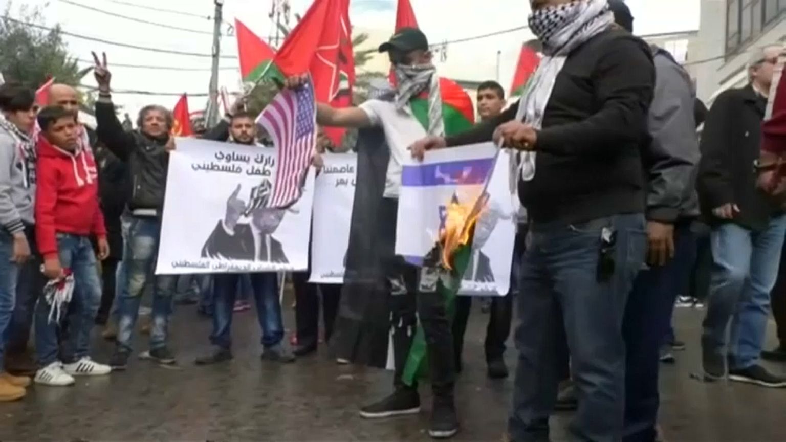 Beirut: Tränengas gegen Anti-Trump-Demo