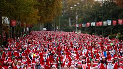 Madrid e Berlino invase dai "Babbi Natale"