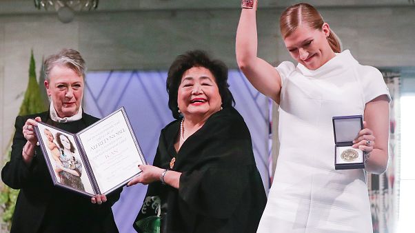 Foi entregue o Nobel da Paz Foi entregue o Nobel da Paz