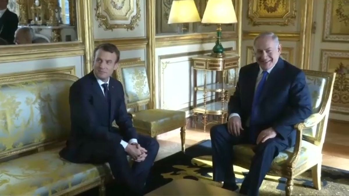 Macron and Netanyahu hold talks in Paris