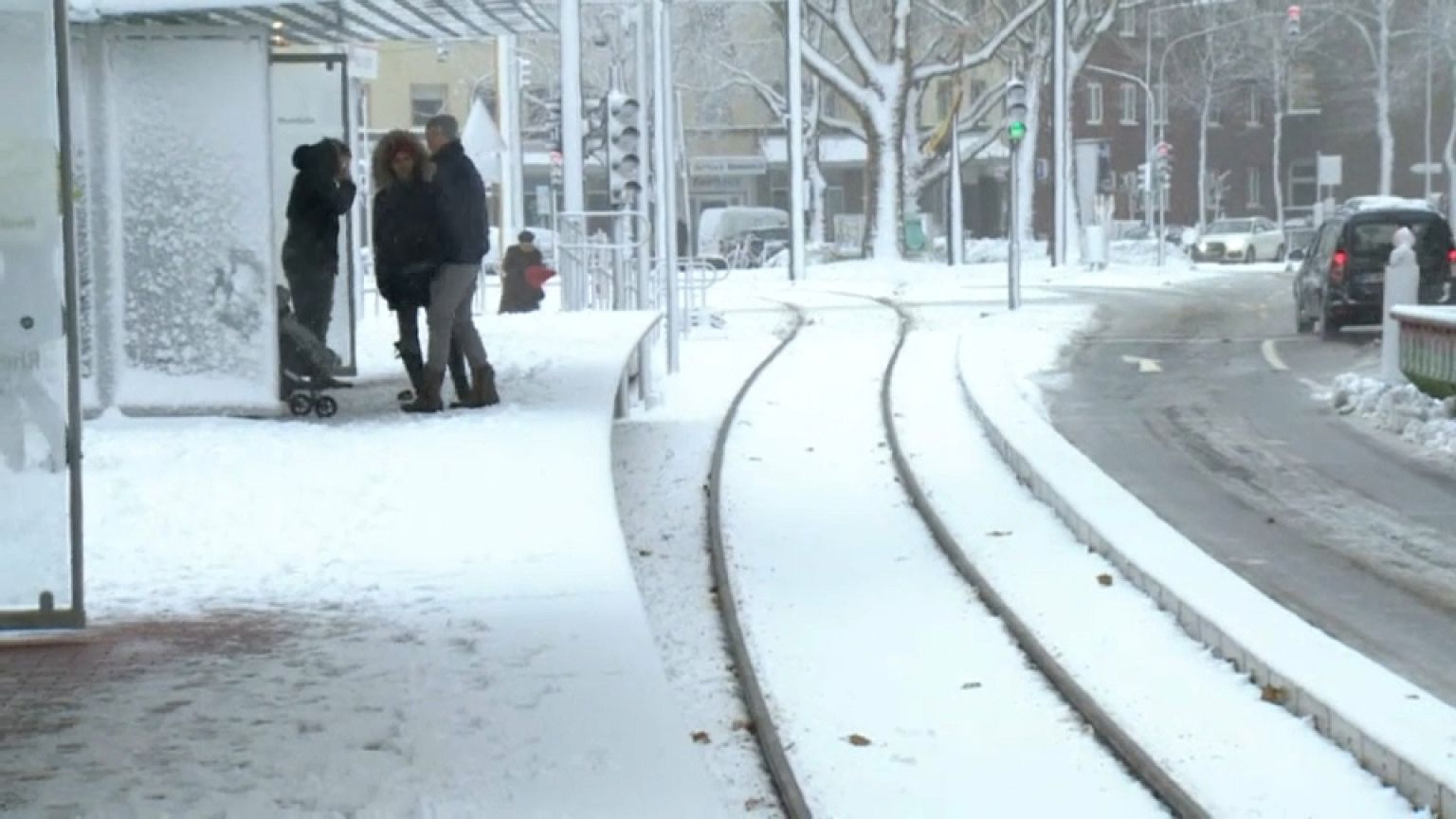 Германия и Швейцария под снегом