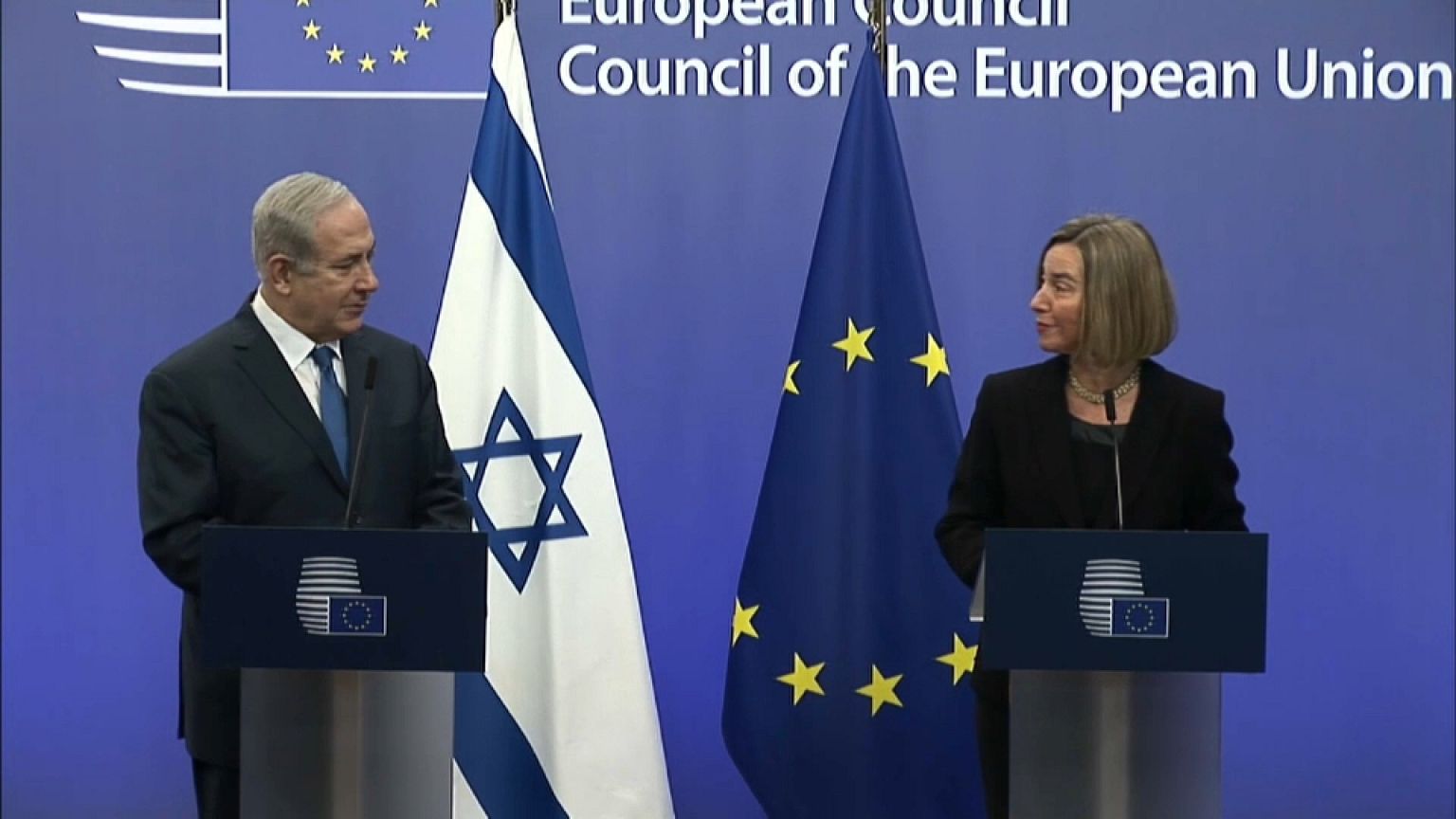 Visita di Netanyahu a Bruxelles