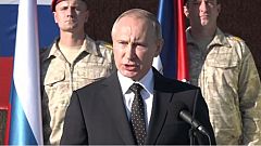 Russia's Putin orders the withdrawal of Russian troops from Syria