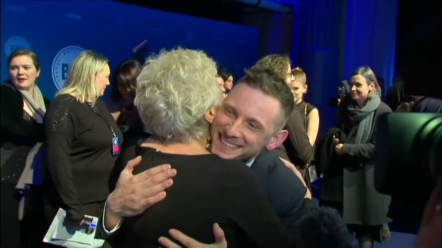 Jamie Bell and Julie Walters celebrate working together again 