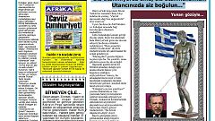 Σάλος σε κατεχόμενα και Τουρκία από πρωτοσέλιδο κατά του Ερντογάν