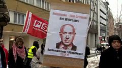 Netenyahu Brüksel'de protesto edildi