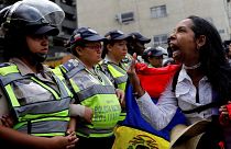 Una delle foto più significative delle proteste in Venezuela