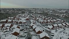 Neve e vento sferzano l'Europa
