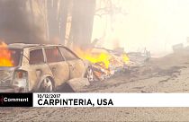 Incêndios na Califórinia ameaçam Santa Barbara