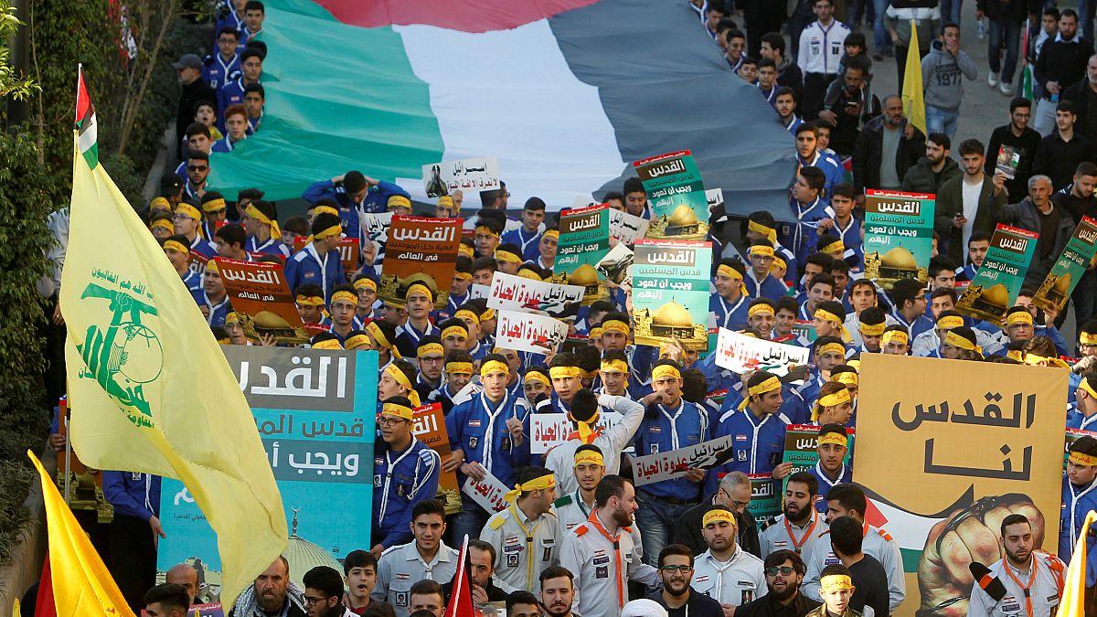 Libanon: Zehntausende demonstrieren gegen Trumps Jerusalem-Entscheidung