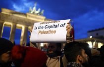 Propalästinensische Demonstration am Brandenburger Tor