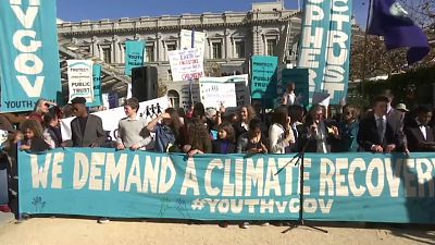 Court hears teens' climate change lawsuit against Trump