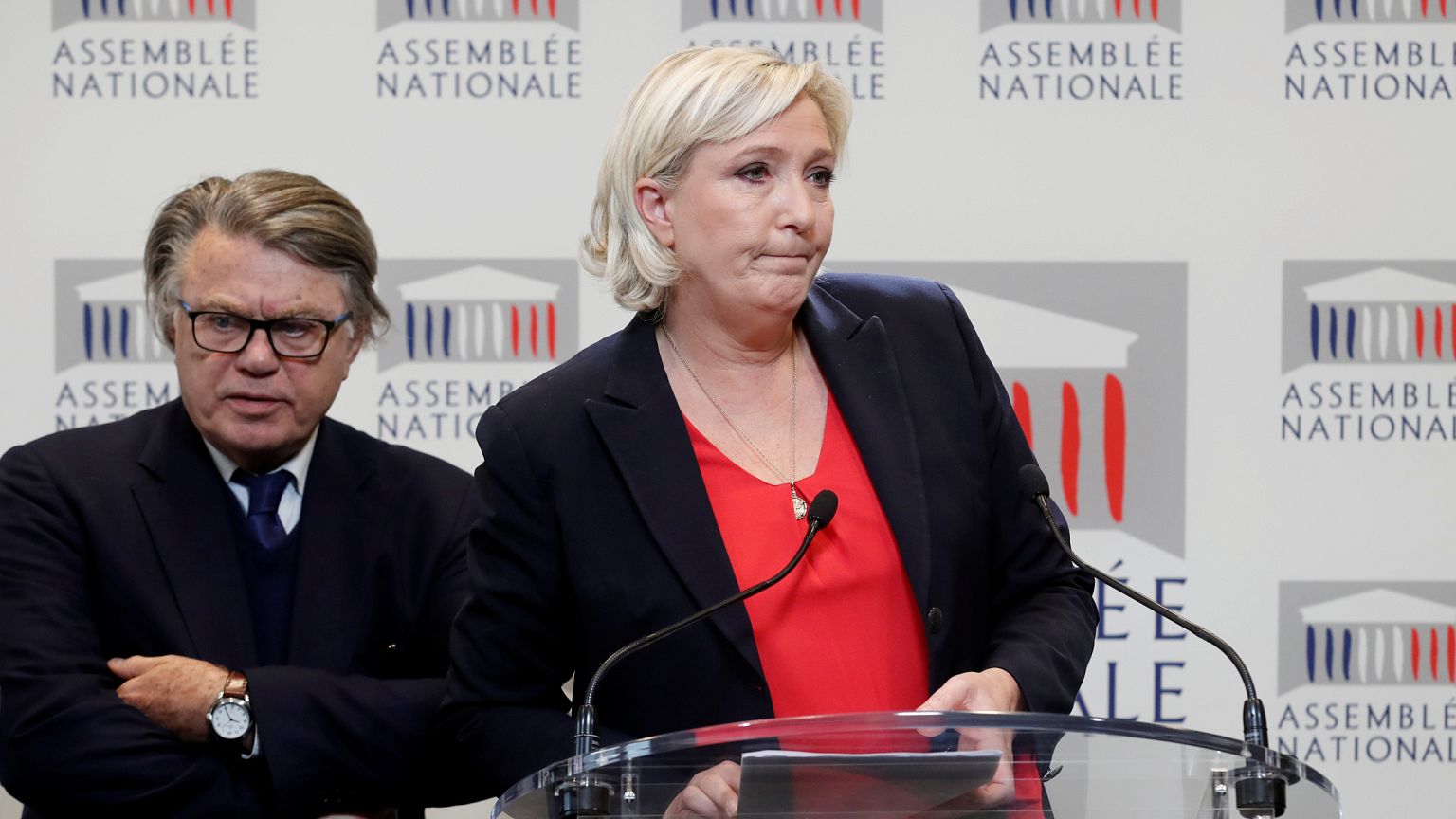 Marine Le Pen et Gilbert Collard Front National