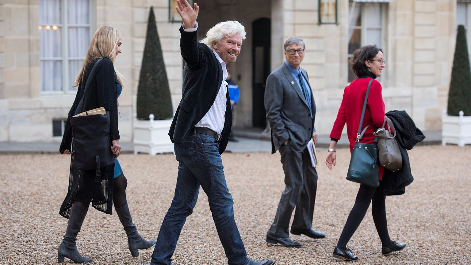 Microsoft co-founder Bill Gates and Virgin Group founder Richard Branson