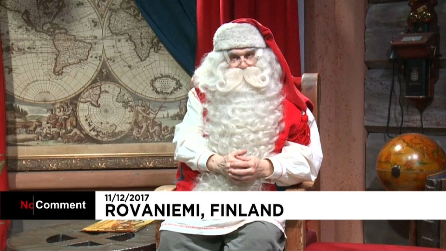 Papá Noel envía a los niños su tradicional mensaje navideño 