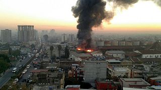 Adana'da kullanılmayan fabrikada yangın çıktı