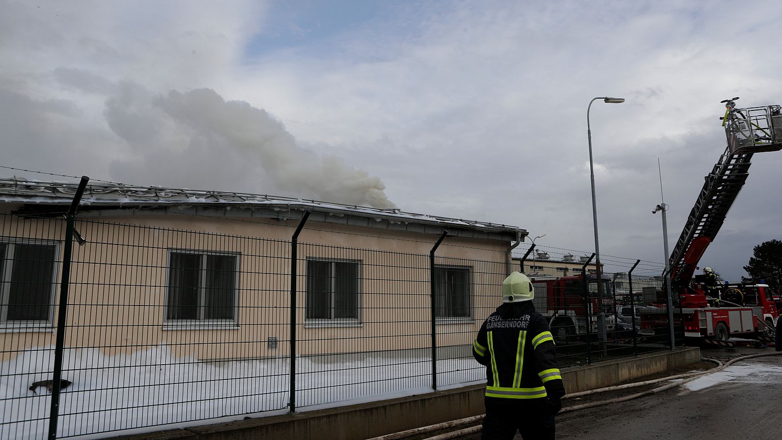 Explosion aftermath austria