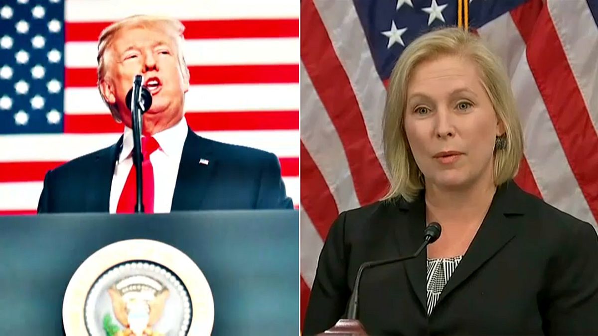 Trump accused of sexist smear after senator calls for him to quit