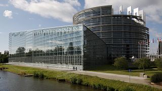 Il parlamento europeo di Strasburgo