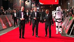 William e Harry atores em "Star Wars: Os últimos jedi" 