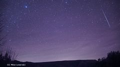 La última lluvia de estrellas del año proviene de un asteroide y no de un cometa