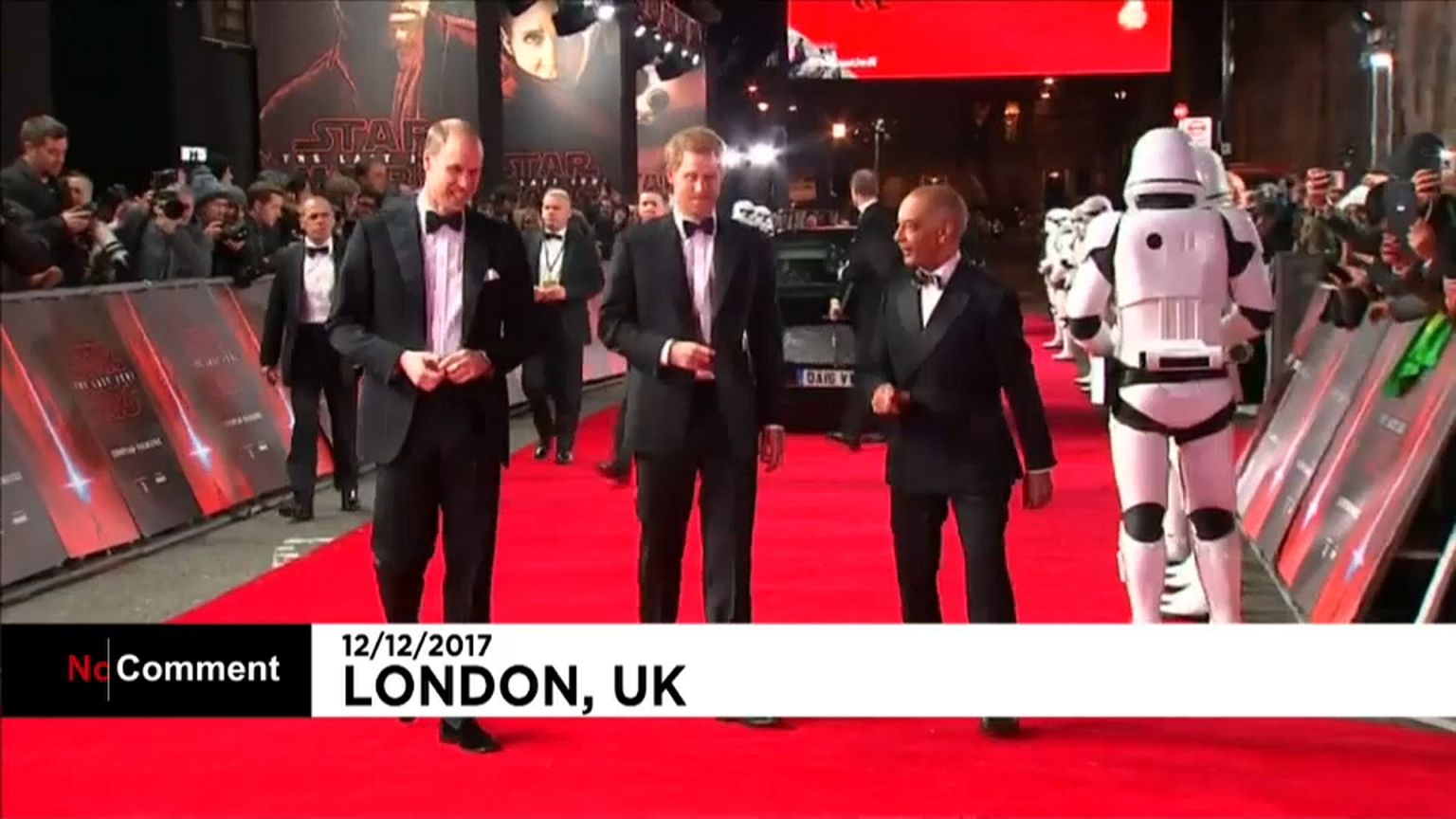 William e Harry do lado bom da Força